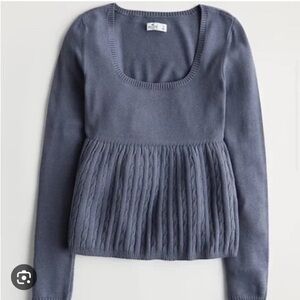 hollister babydoll top